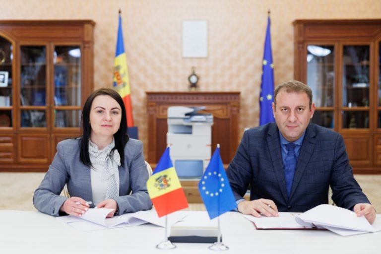 Misiunea de Parteneriat a UE în Moldova a donat instituției prezidențiale un lot de echipamente performante și tehnică IT