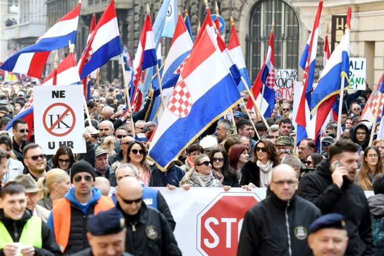 Croația : Proteste pentru susținerea familiei tradiționale