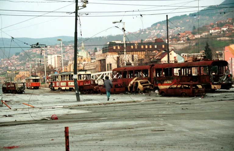 Vezi cum arată orașul Sarajevo care este cel mai poluat oraș din lume