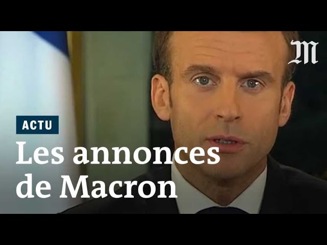 Discursul lui Macron, prin care anunţă creşterea salariului cu 100 de euro, a fost urmărit de peste 21 de milioane de francezi