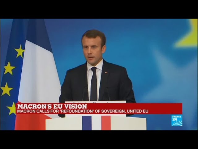 Emmanuel Macron a cerut o cooperare mai strânsă în UE. Care este viziunea liderului de la Elisee