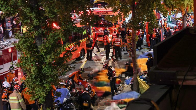 Polițiștii au identificat 150 din cele 153 de persoane ucise în busculada din Seul