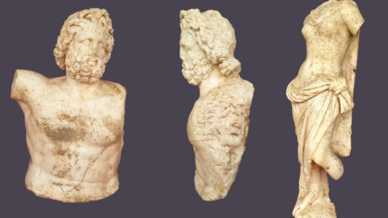 Două statui, vechi de 2.000 de ani, au fost descoperite în Turcia