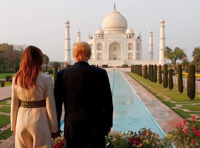 Familia Trump a vizitat Taj Mahal, monument închinat dragostei (FOTO)