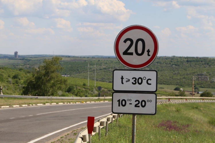 În zilele cu temperaturi caniculare circulația pentru mașinile de mare tonaj este interzisă