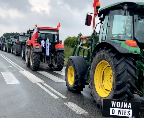Protest al apicultorilor polonezi la frontiera cu Ucraina împotriva importului de cereale