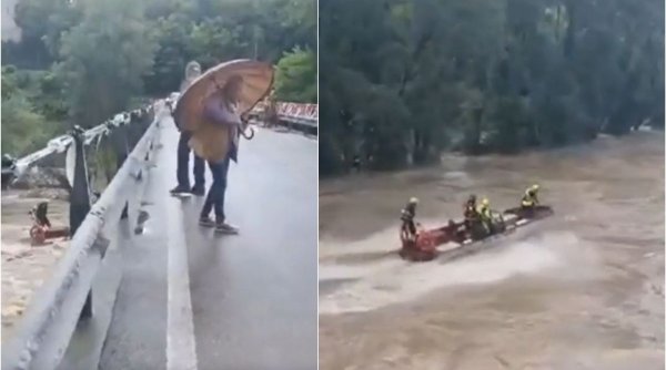 VIDEO – Imagini dramatice în Italia. Trei tineri, dintr-o maşină cu numere de România, luaţi de ape