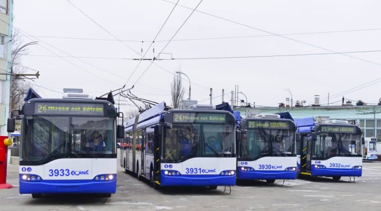 Chișinăul va achiziționa un lot de 43 troleibuze cu rulaj din orașul Riga