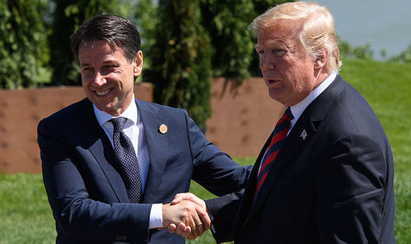 Donald Trump şi-a exprimat speranţa că Giuseppe Conte va rămâne în funcţia de premier al Italiei