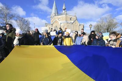 Manifestație masivă la Berlin în semn de solidaritate cu Ucraina
