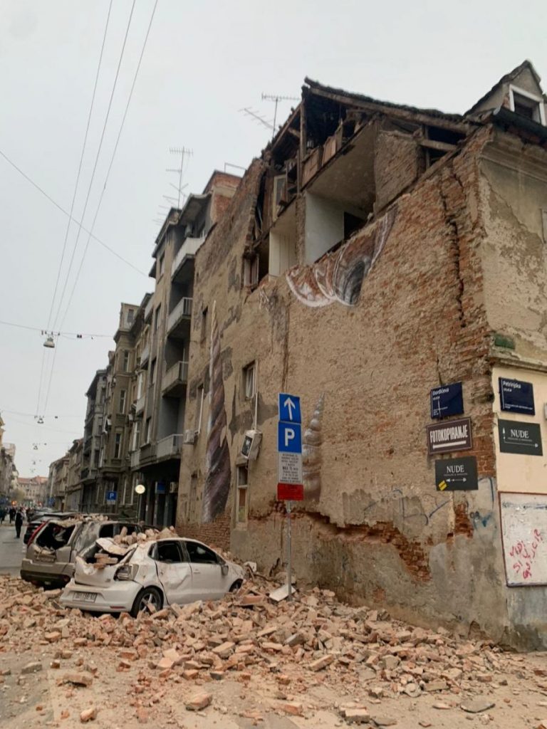 Zeci de răniţi în urma celor două cutremure produse la Zagreb