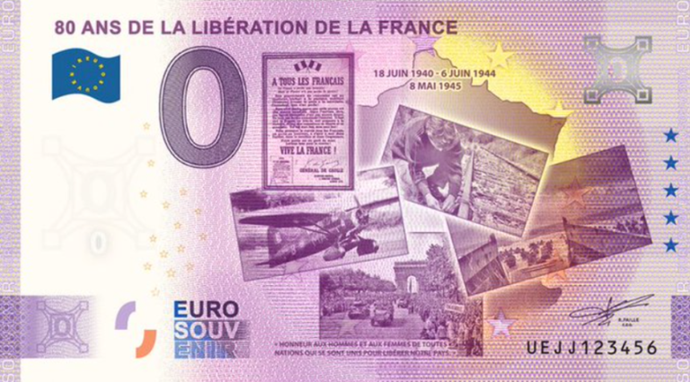 Bancnote de 0 euro, în curând la vânzare în Franţa